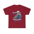 thumbnail image 2 of Funny Fat Budgie Blue Parakeet Parrot T-Shirt, 2 of 2