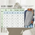 thumbnail image 3 of TEMOFON Long Sleeve Shirts for Women Casual Crewneck T Shirts Fall Color Block Tunic Tops Comfy Gray Loose Shirts for Women Clothes, 3 of 6
