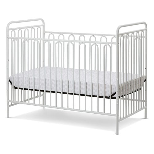 Trinity 3 in 1 Convertible Full Sized Metal Crib in Golden Nugget