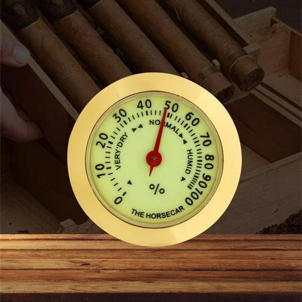 Mini Cigars Luminous Hygrometer Universal Cigars Box Guitar Hygrometer