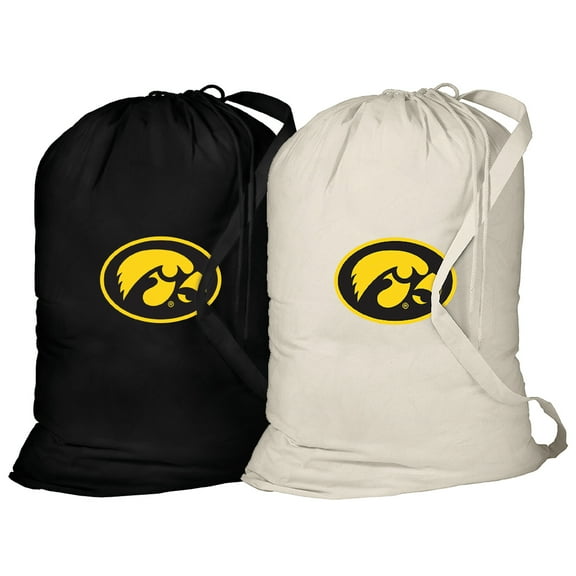 University of Iowa Laundry Bags 2Pc SET of  Iowa Hawkeyes Clothes Bags - A TOP GIFT