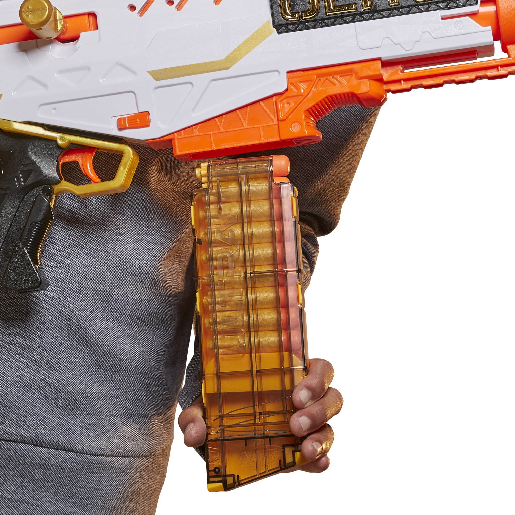 Nerf Ultra Pharaoh Gold Accents Blaster - Includes 10-Dart Clip