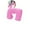 Pink, variant on Yoloke U-Shaped Inflatable Travel Neck Pillow, Flocked Fabric Air Pillow for Airplanes Travel Light Neck Support Head Neck/Lumbar for Traveling, Home