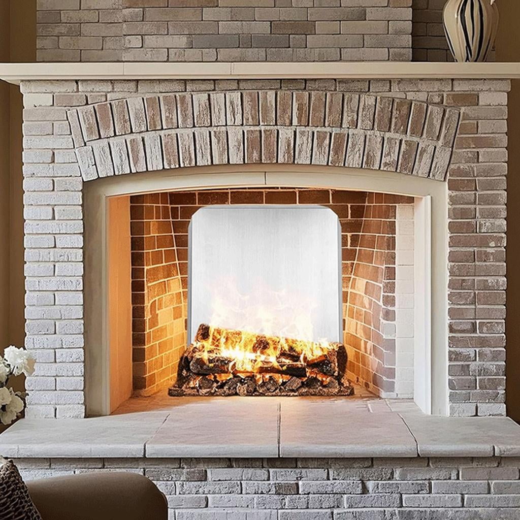 Giaone Heat Deflection Fireplaces Back Panel Adjustable Support Brackets Included