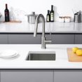 thumbnail image 3 of 13 Inch Undermount Bar Sink, 13'' x 15'' Stainless Steel Bar Sink 18 Gauge Handmade Undermount Single Bowl Small Kitchen Sink with Strainer, 3 of 3