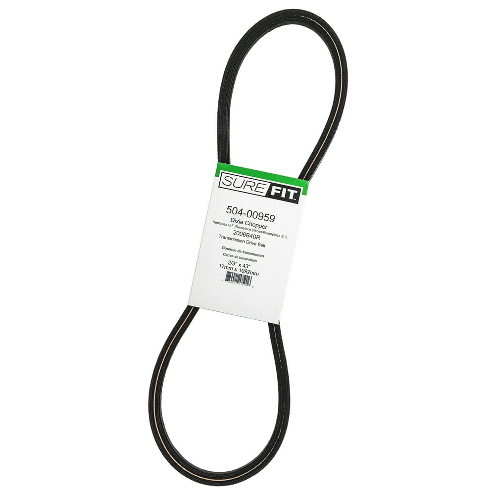 SureFit Engine to Transmission Drive Belt Replacement for Dixie Chopper
