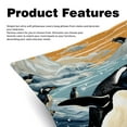 thumbnail image 2 of Penguin Covers Set of 2 with Velvet Fabric and Unique Patterns for 16x16, 18x18, 20x20 Inch Throw Pillow Inserts, Throw Pillows, Throw Pillow - for Any Occasion, 2 of 6