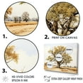 thumbnail image 3 of Designart "Simple Elegance Of Oaks I" Tree Oak Wall Art Living Room, 3 of 7
