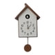 thumbnail image 3 of Reloj de con péndulo, de madera, para decoración de pared, con mecanismo, ideal como regalo para inauguración de casa, estilo rústico o sala, 3 of 8