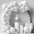 thumbnail image 3 of Cadena de globos de látex del mismo color para decoración de fiestas, graduaciones, bodas, fiestas de bebés, 3 of 6