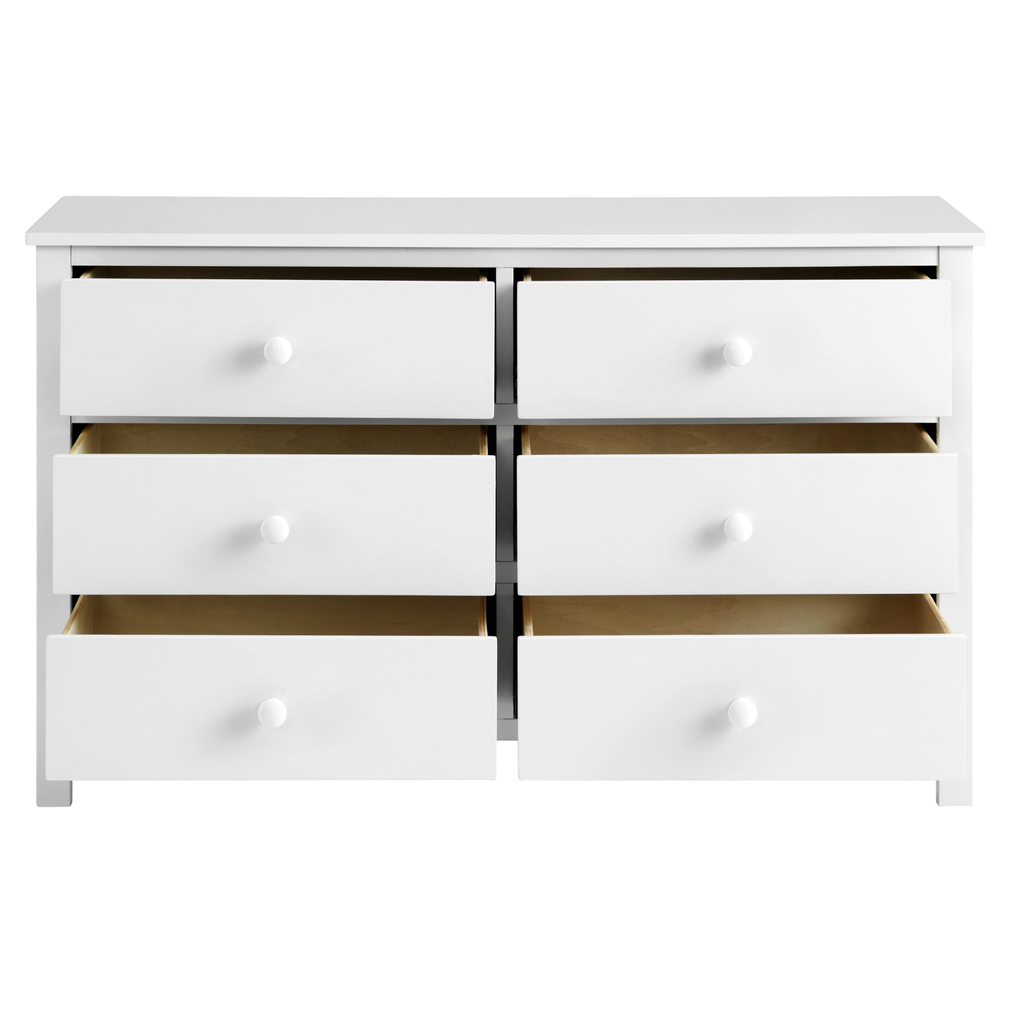 Oxford Baby Universal 6-Drawer Dresser, Snow White