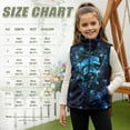 thumbnail image 7 of Uorisanigo Unisex Boys Girls Zippered Vest Sleeveless Jacket Puffy Fleece Stand Up Collar Jackets Blue Dolphin Flowers Vests Fuzzy Outwear with Pockets Fall Fashion Outfits Clothes, 7 of 7