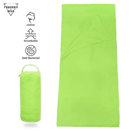 - Forbidden Road Sleeping Bag Liner Sleep Sheet Sleep Sack(Green)