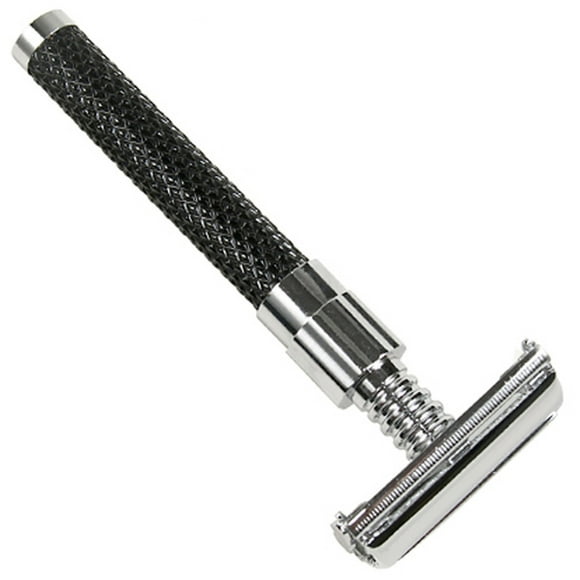 Parker 92R Ultra Heavyweight Butterfly Open Double Edge Safety Razor & 5 DE Blades
