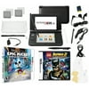 Nintendo 3DS XL Black Bundle with 2 Games & 17 in 1 Kit