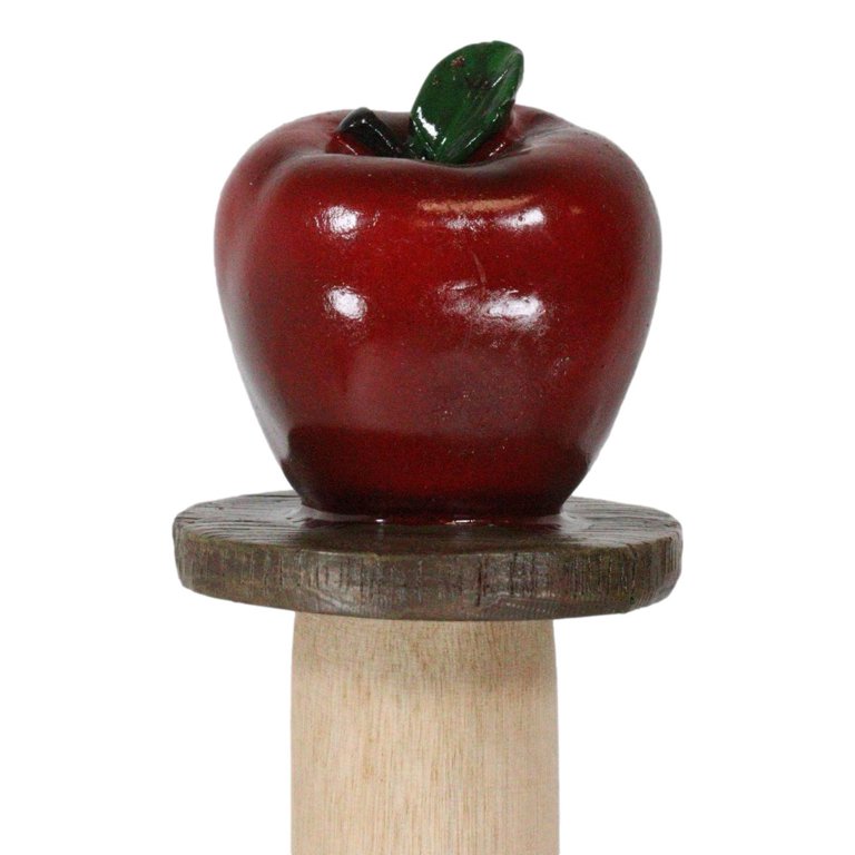 Country Red Apple Paper Towel Holder 