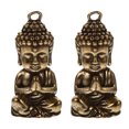 thumbnail image 1 of MasteelfCA 2Pcs Chinese Style Buddha Pendant Jewelry Making Charm Ornament Craft Accessory, 1 of 7