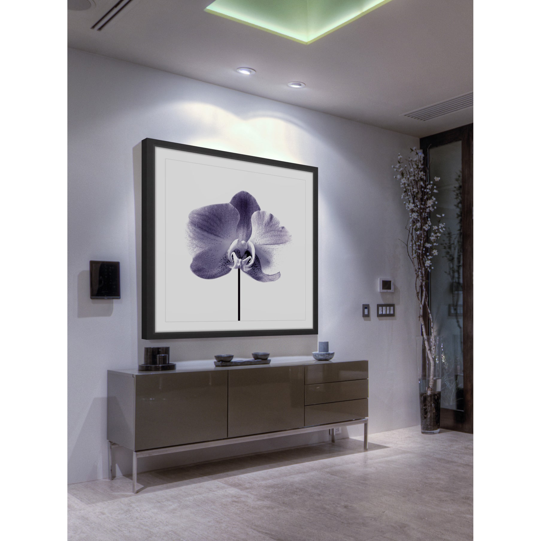 Marmont Hill "Smiling Iris" by Katarina Snygg Framed Painting Print
