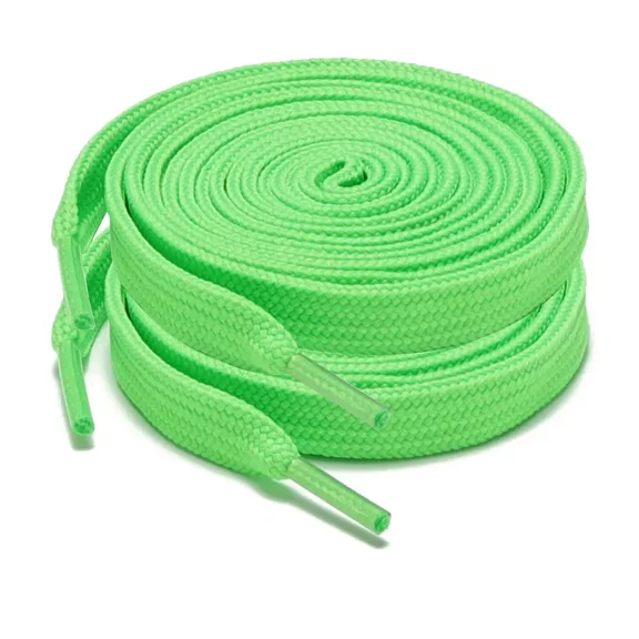 2pair 10mm Wide Double Layer Flat Athletic Shoe Laces Strings for Boots Sneakers