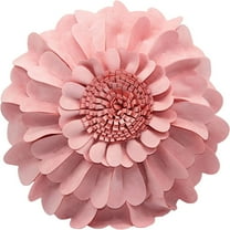 Flower Pillow – 3D Round Throw Pillows for Home Décor – Handmade Sweetheart Decorative Flower Pillow for Bed and Couch – Super-Soft