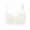 White, variant on MLCDZ Women's Plus Size Full Coverage Underwire Bra Lightly Lined Seamless T Shirt Bra Support Thick Straps Comfort Daily Bras Black 34B