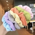 thumbnail image 4 of Women Solid Color Scrunchie Fashion Decorative Wool Scrunchie Ponytail Holder, 4 of 10