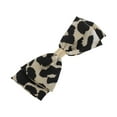 thumbnail image 5 of Unique Bargains 1 Pc Elegant Leopard Print Bow Duckbill Hair Clips White, 5 of 5