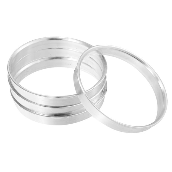 4pcs OD 73.1mm to ID 69.6mm Aluminum Alloy Vehicle Hub Centric Rings Wheel Bore Center Spacer