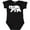 AB-Black, variant on Inktastic West Virginia White Bear Silhouette Boys or Girls Baby Bodysuit