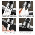 thumbnail image 6 of Kcavykas Kitchen Faucet Water Filter Rotatable Faucet Water Purifier Universal 360° Swivel Aerator Dual-Mode Spray Replaceable Carbon Filter for Home Kitchen Tap Purifier, 6 of 6