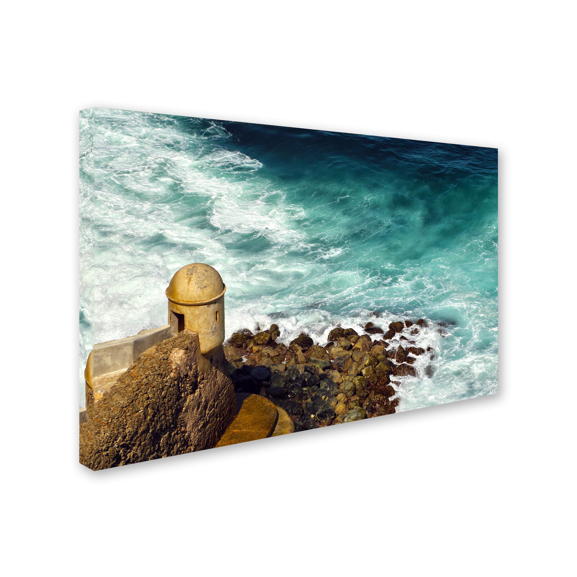 Trademark Fine Art "Castillo de San Felipe del Morro 12" Canvas Art by CATeyes