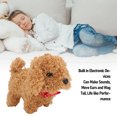 thumbnail image 4 of Juguete Para Cachorro Componentes Electrónicos Y Sonidos Realistas Perro Robot De Peluche Interactivo Diseño Realista Cachorro Con Felpa Corta Para Niños Mayores De 3 Años, 4 of 7