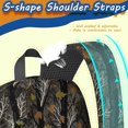 thumbnail image 5 of Camo and Tree Black Pattern 17" Waterproof Oxford School Backpacks for Teens, S-Shape Padded Straps, for School, Travel, Hiking, Camping, 5 of 5