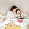 thumbnail image 4 of Erosebridal Swimming Capybara Kid Bedding Comforter Set, Summer Ocean Seashell King Bedding Sets, 7-Piece, 4 of 7