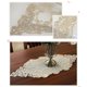 thumbnail image 5 of Ounissouiy GeweYeeli, corredor de de escritorio, mantel de armario de TV para decoración de bodas y fiestas de café blanco calado de encaje Decoración del hogar Luz de oro 30x120cm, 5 of 5