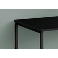 thumbnail image 3 of Black 40" Computer Desk - Home Office Workstation, Modern Black Laminate & Metal Frame, Left/Right Setup, Small Space Desk, 3 of 5