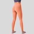 thumbnail image 4 of Fulijie Solid Color Activewear Stretch Sport Yoga Yoga Pants for Women, Size S-3XL, Big&Tall, Orange, Women's Solid Color Fashionable Casual Sports Hip Lifting High Elastic Tight Yoga Pants, 4 of 6