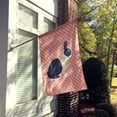 thumbnail image 2 of Dutch Rabbit Pink Check Flag Canvas House Size, 2 of 4