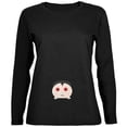 thumbnail image 1 of Halloween Vampire Bébé Noir T-Shirt à Manches Longues pour Femmes, 1 of 1