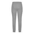 thumbnail image 4 of WREESH Men's Sweatpants Solid Color Sport Loose Pleated Small Legs Lace-Up Solid Color Full Length Pants Gray, 4 of 7