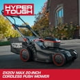thumbnail image 4 of Hyper Tough 2x20V 20 in Cordless Brushless Push Lawn Mower, Model HY5601050516020, 4 of 12