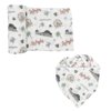 Swaddle & Bandana Bib Set - Los Angeles