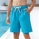 thumbnail image 5 of Pantalones cortos de playa y bañador de poliéster para niña, de verano, de colores sólidos, con bolsillo y deportivo, para playa, 5 of 6