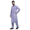 thumbnail image 2 of Atasi Cotton Printed Long Kurta Pajama For Men Designer Casual Kurta Pajama Clothing, 2 of 5