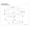 thumbnail image 3 of Aqua Eden XVTPN593017C 59-Inch Acrylic Rectangular Drop-In Tub with Center Drain Hole, White, 3 of 3