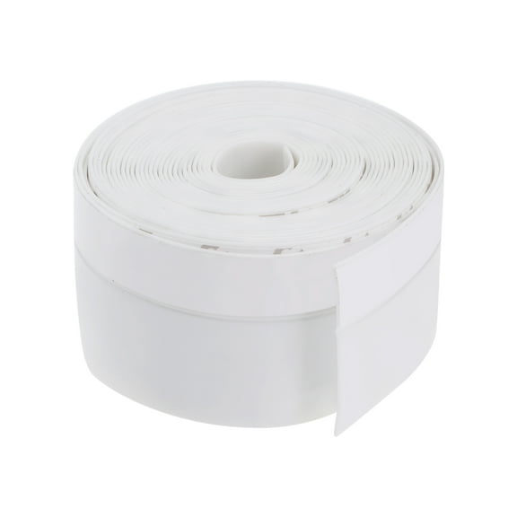 Uxcell Self Adhesive Weather Stripping Frameless Door Bottom Seal for Doors White 45mm x 16.4ft