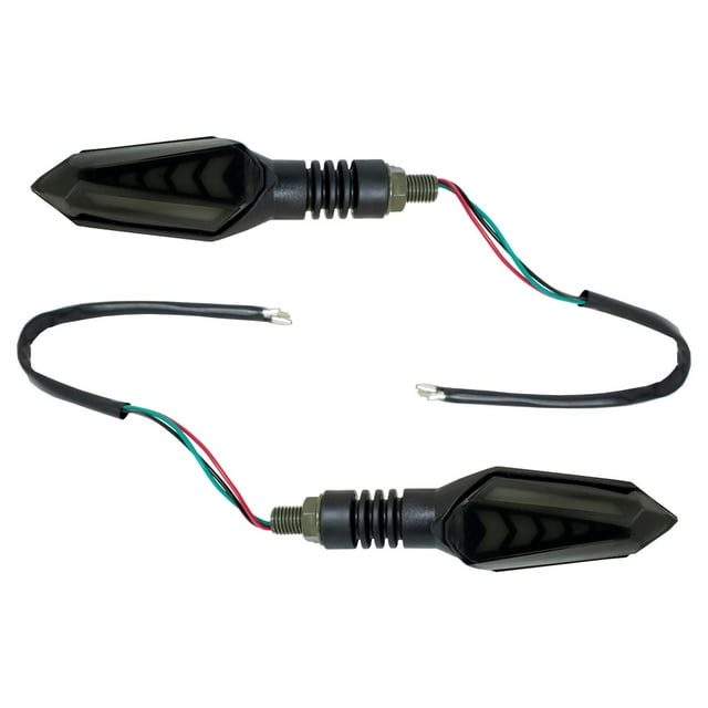 DIRECCIONAL DELANTERA/TRASERA AVATAR SECUENCIAL DOBLE LADO CON LUZ CUARTO ROJO LED SET 12V
