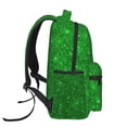 thumbnail image 3 of Balery Green Glitter Mochila Escolar Impresa, Mochila Ligera para Viajes Casual, Mochila Duradera y Cómoda Multifuncional, Mochila para Laptop-One Size, 3 of 5