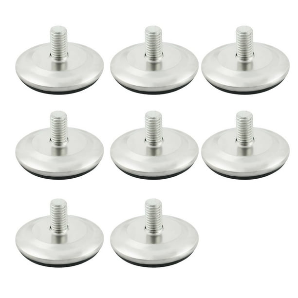 Round Chair Desk Leg Tube Insert Table Leveling Foot Adjuster Pad 48mm
