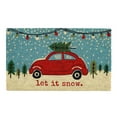 thumbnail image 1 of Design Imports CAMZ11891 DII Paillasson de Porte de Voiture de Noël, 1 of 2